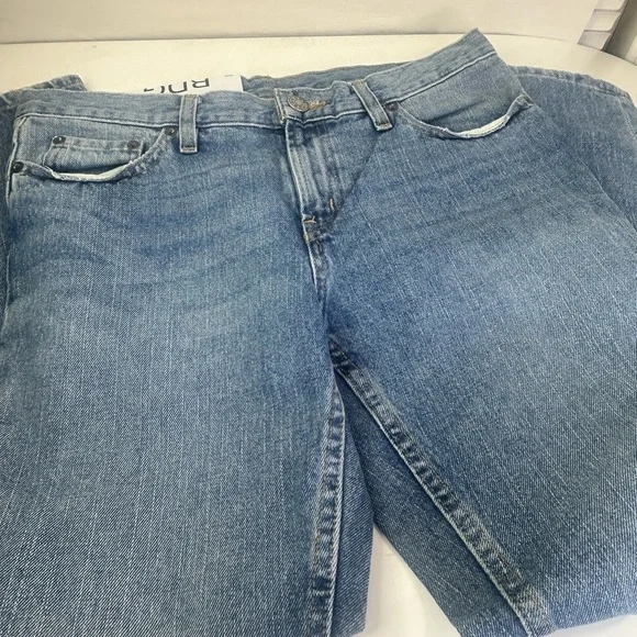 NEW BDG Slim BF Boy Friend Medium Wash Denim Jean Size 26 W Blue Low Rise - Picture 3 of 11